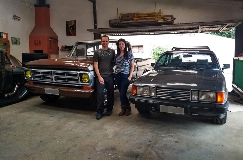 Rayane e Bill: “uma família pela restauração de carros clássicos”